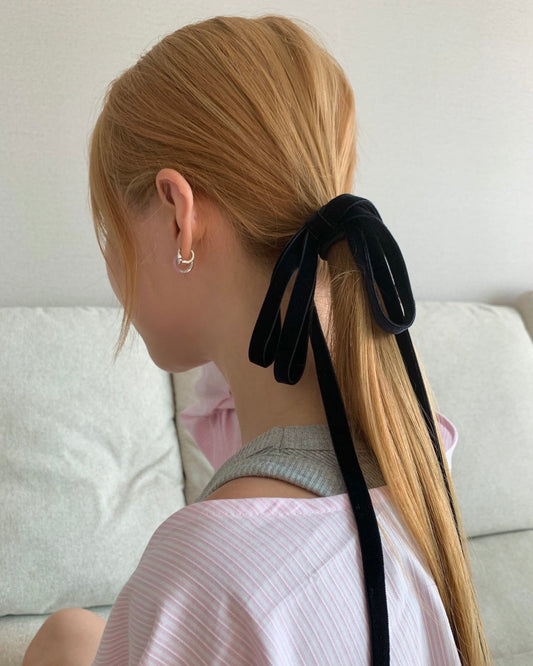 (PRE-ORDER) Velvet Bow Hair Tie