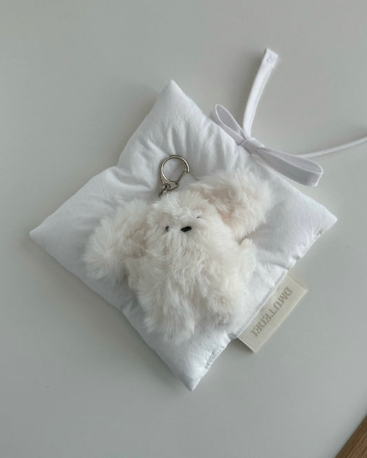 Fluffy Dog Keychain