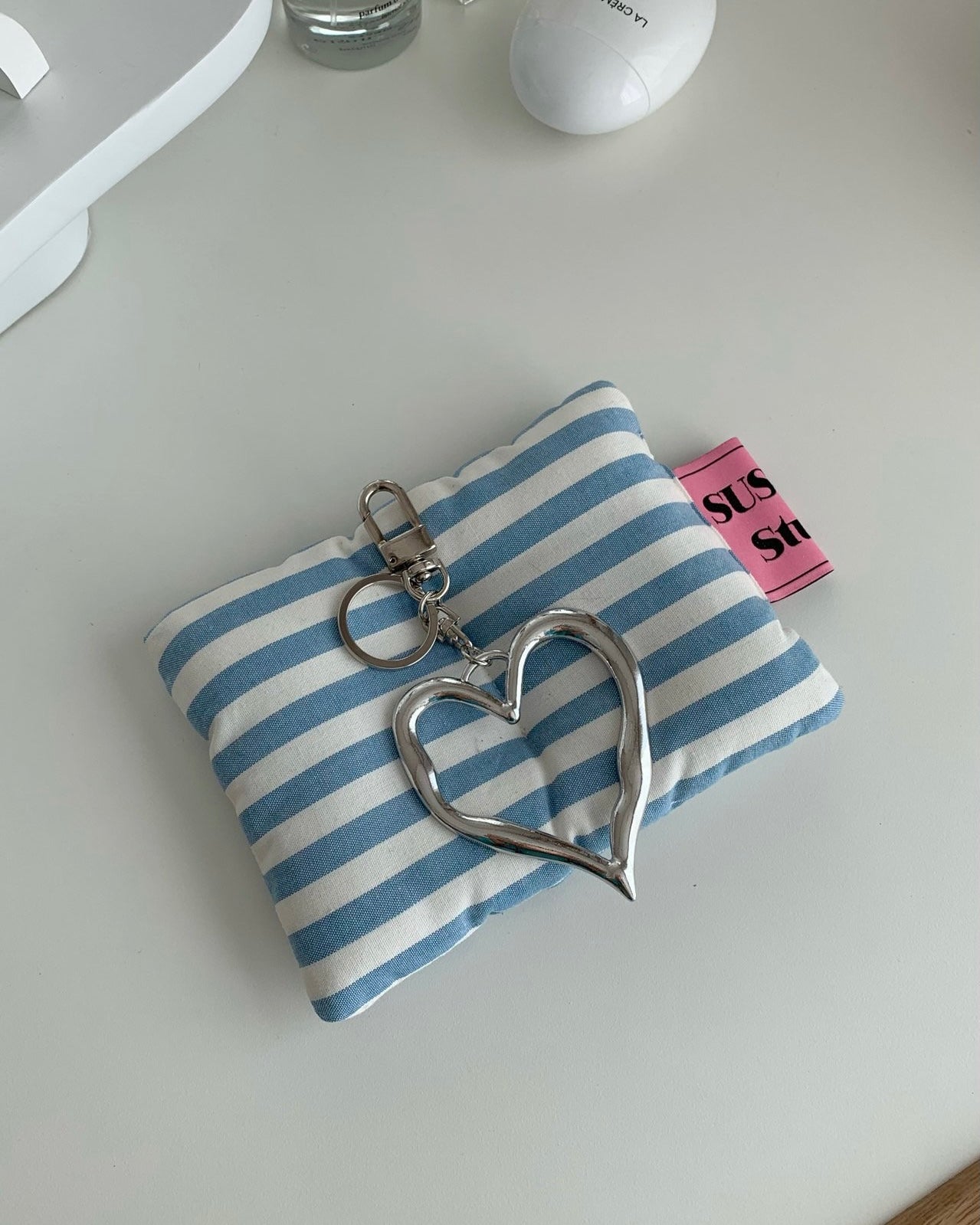 Metal Heart Keychain