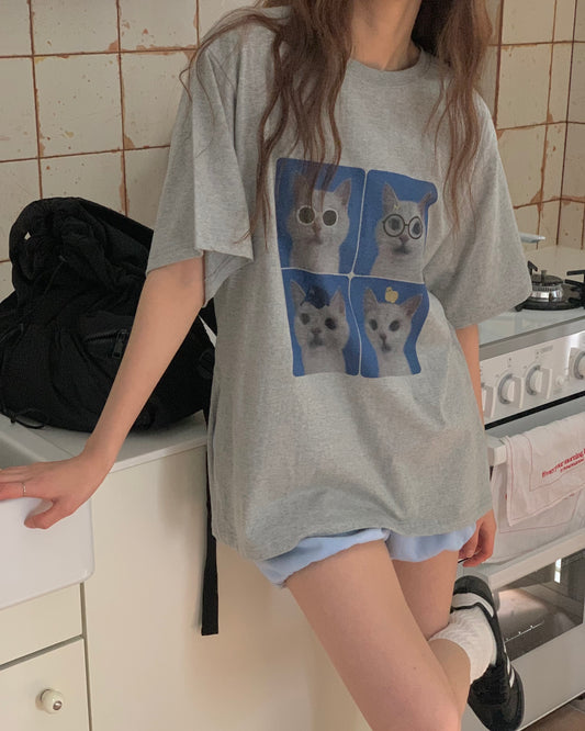 Cat Portrait T-Shirt