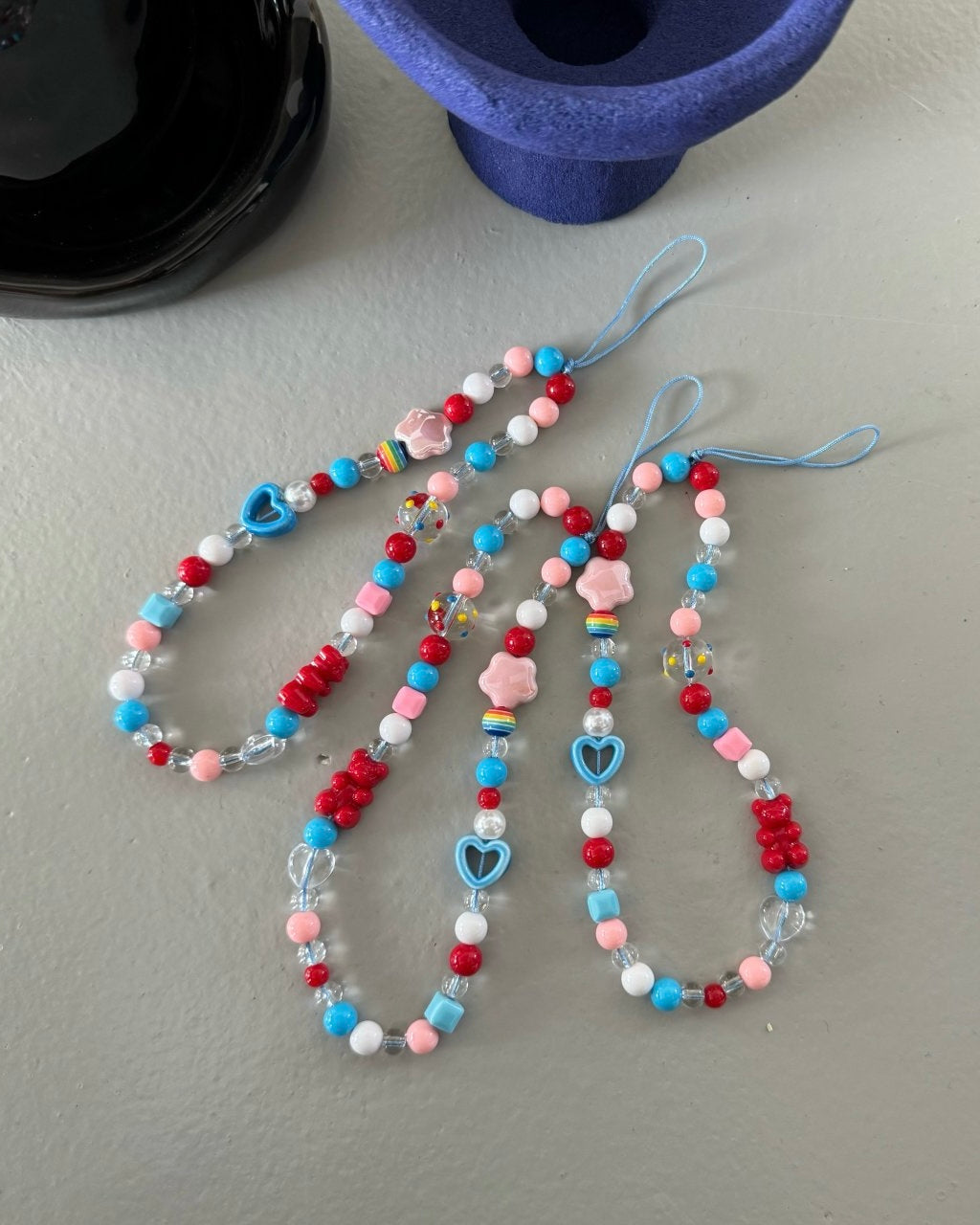 Colorful Beads Phone Strap