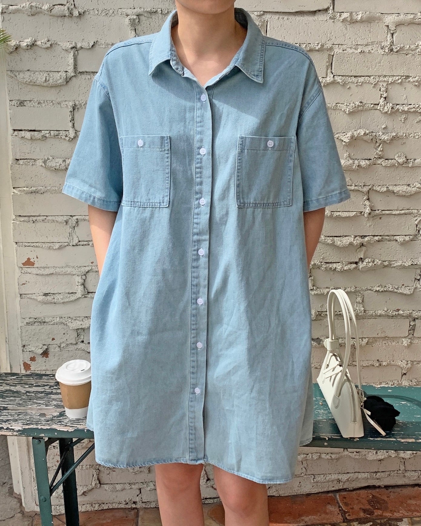 Denim Shirt Dress