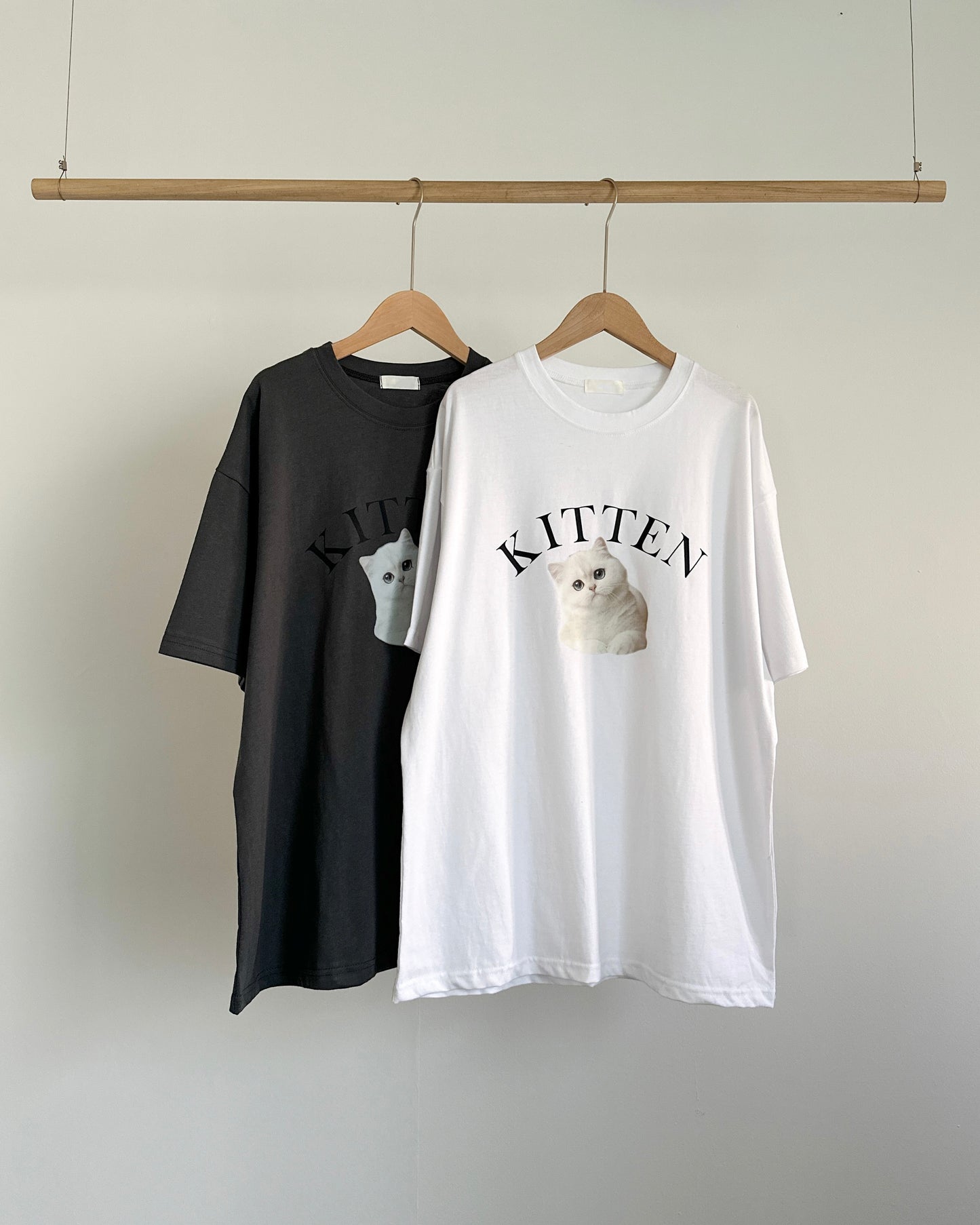 White Kitten T Shirt