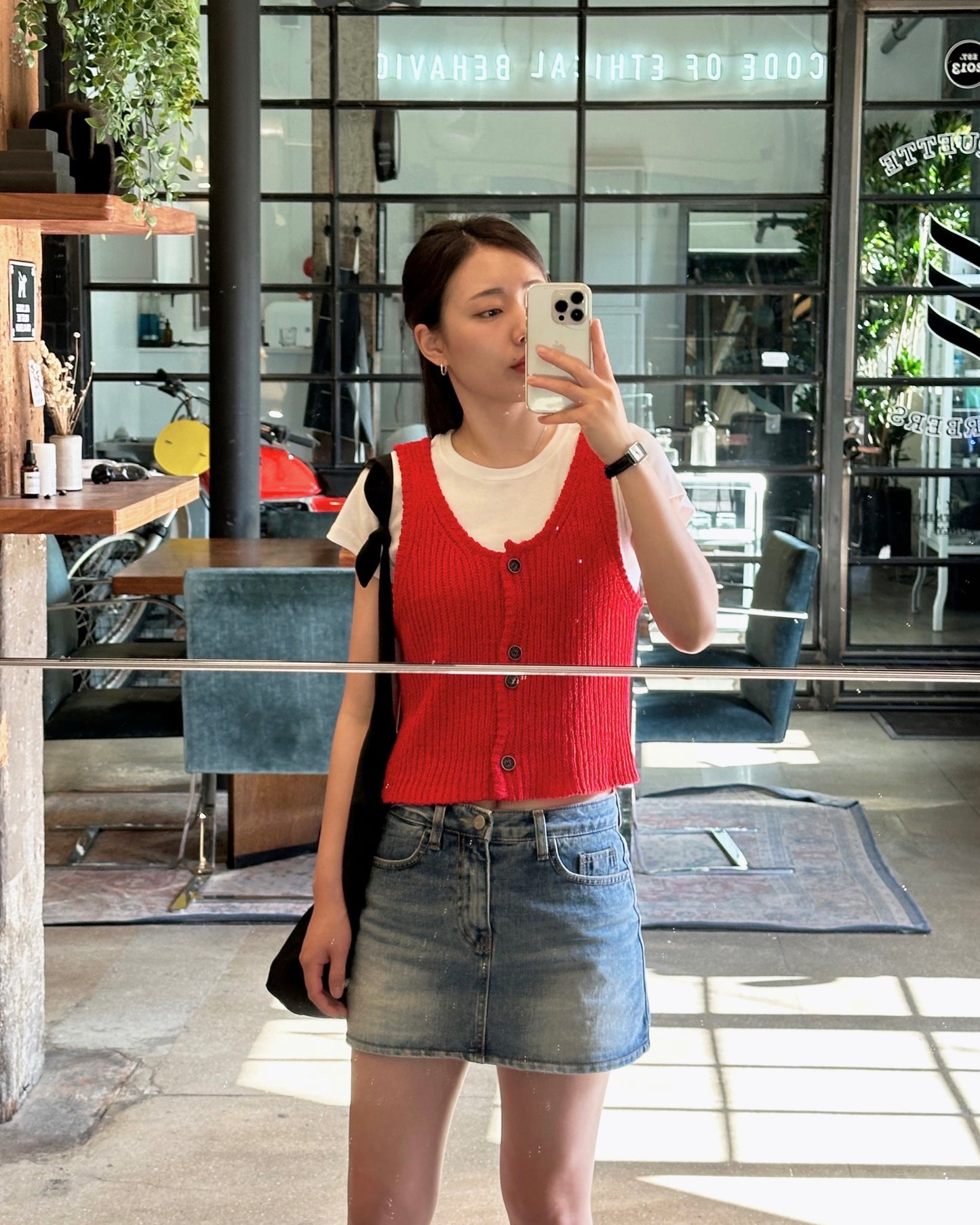 Knit Bustier Top