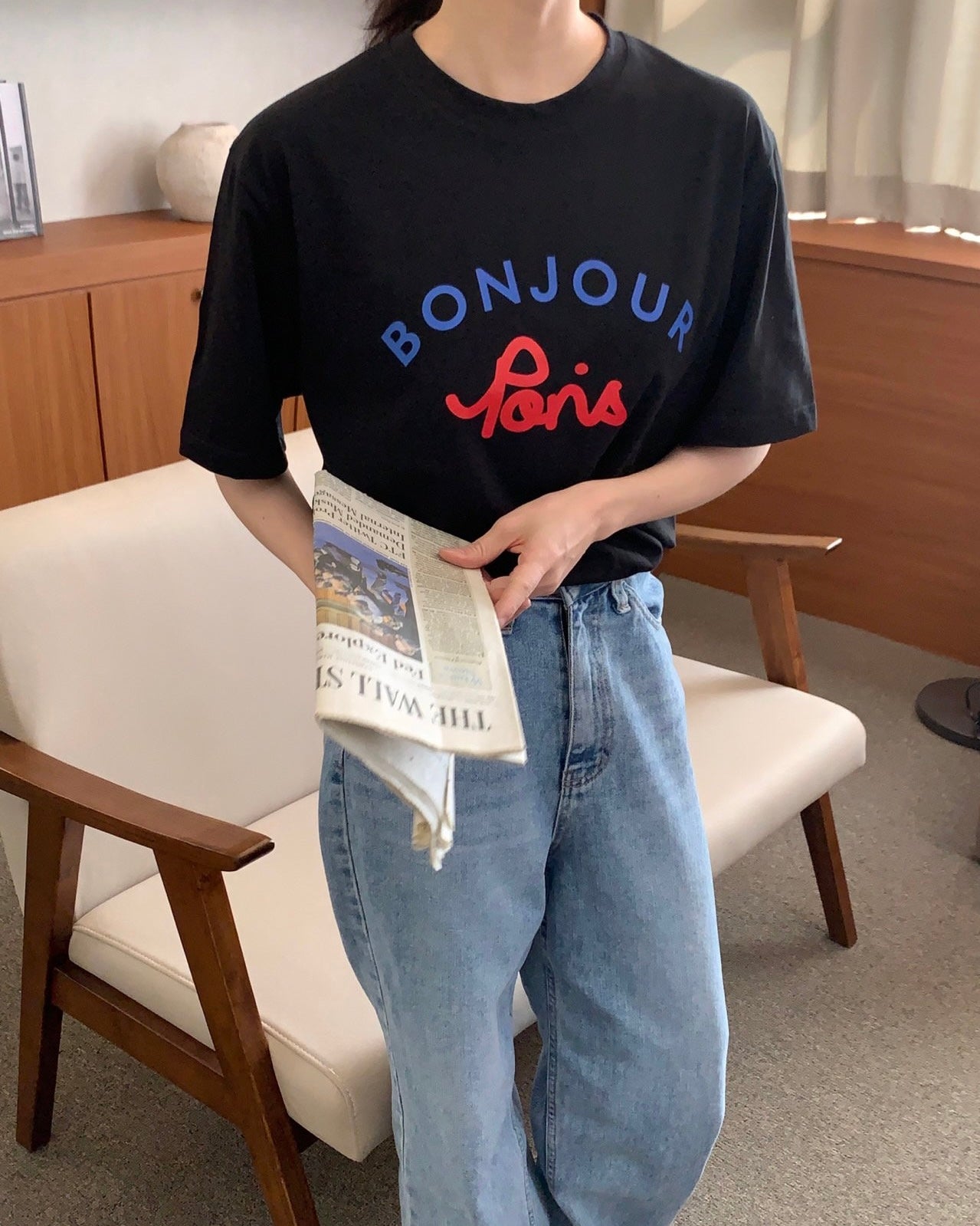 Bonjour Paris T Shirt