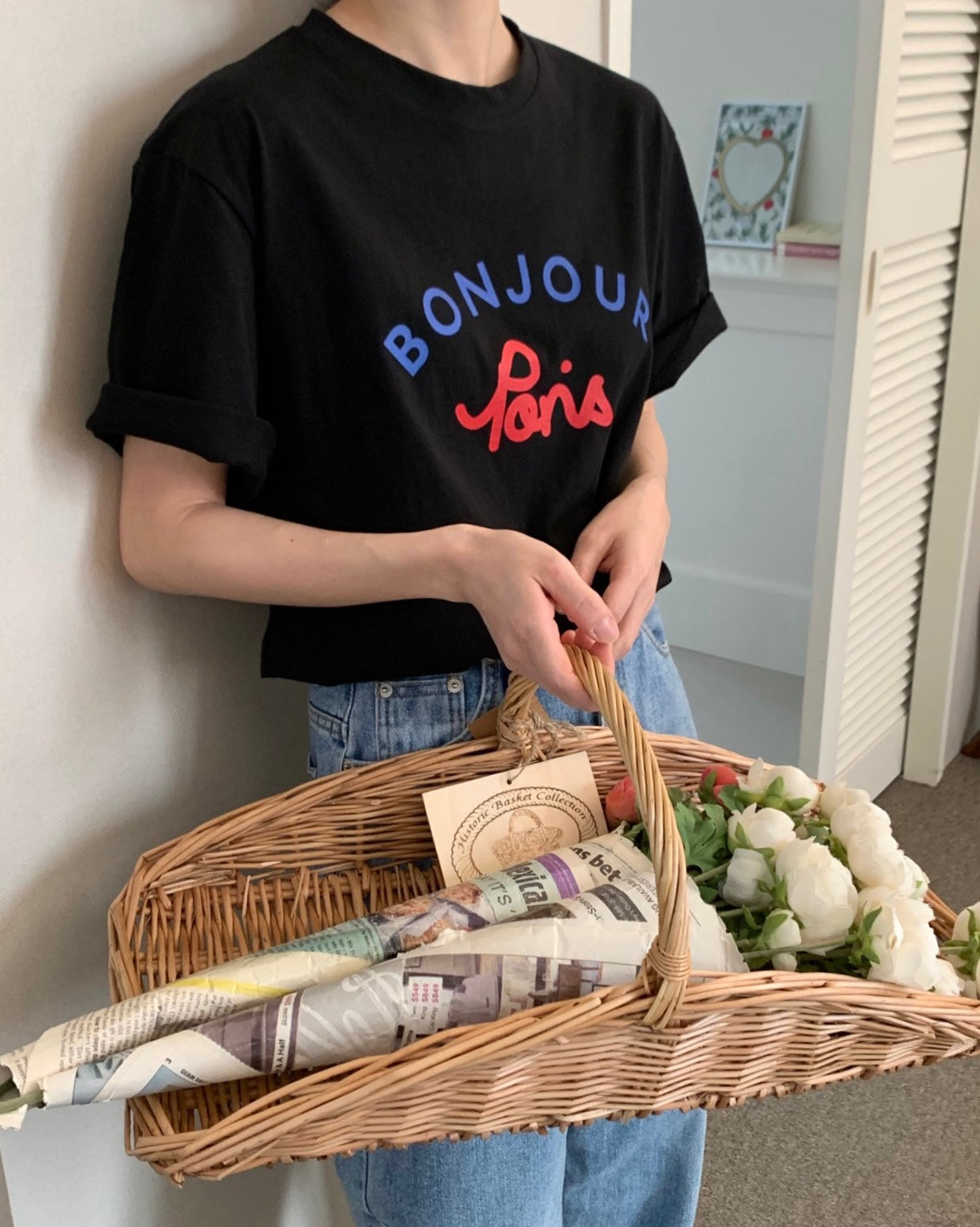 Bonjour Paris T Shirt