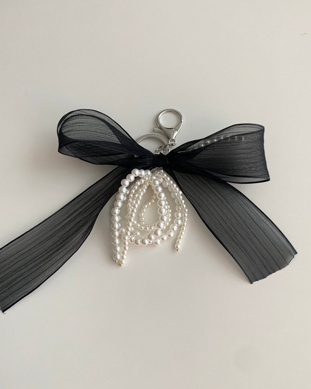 Bow Pearl Keychain