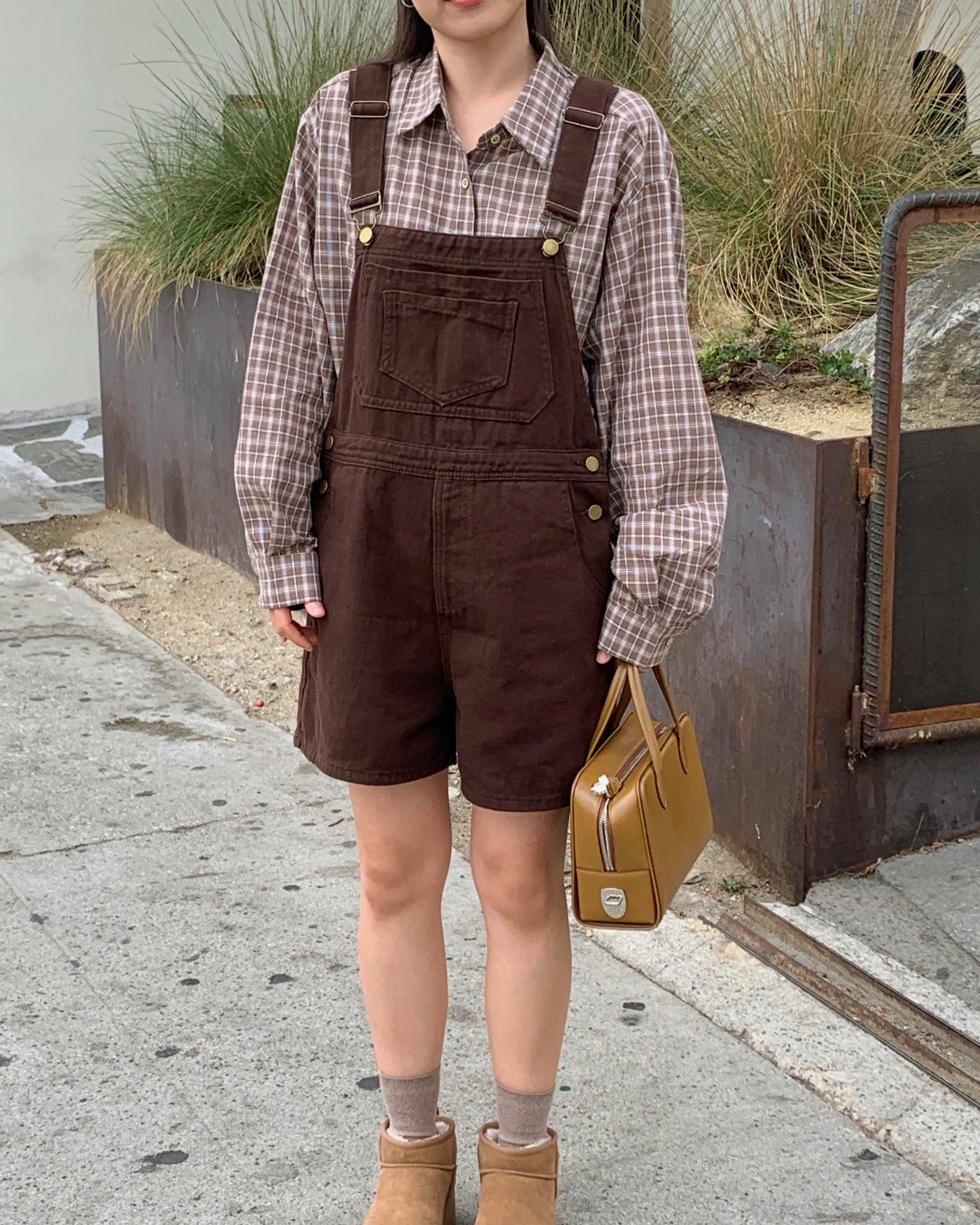 Fall Cotton Shortalls