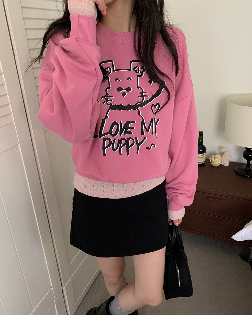 I Love My Puppy Sweatshirt