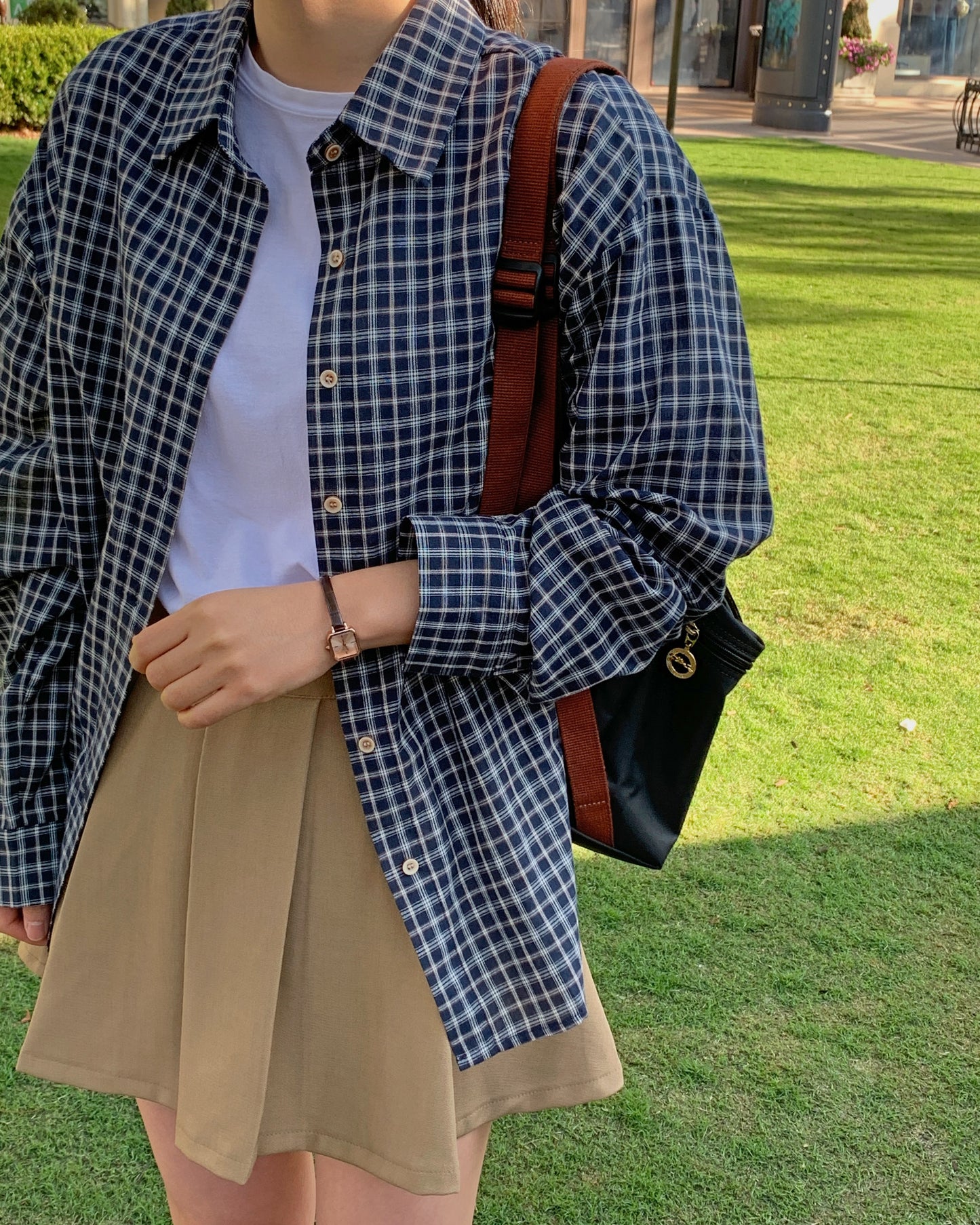 Oversized Check Shirt