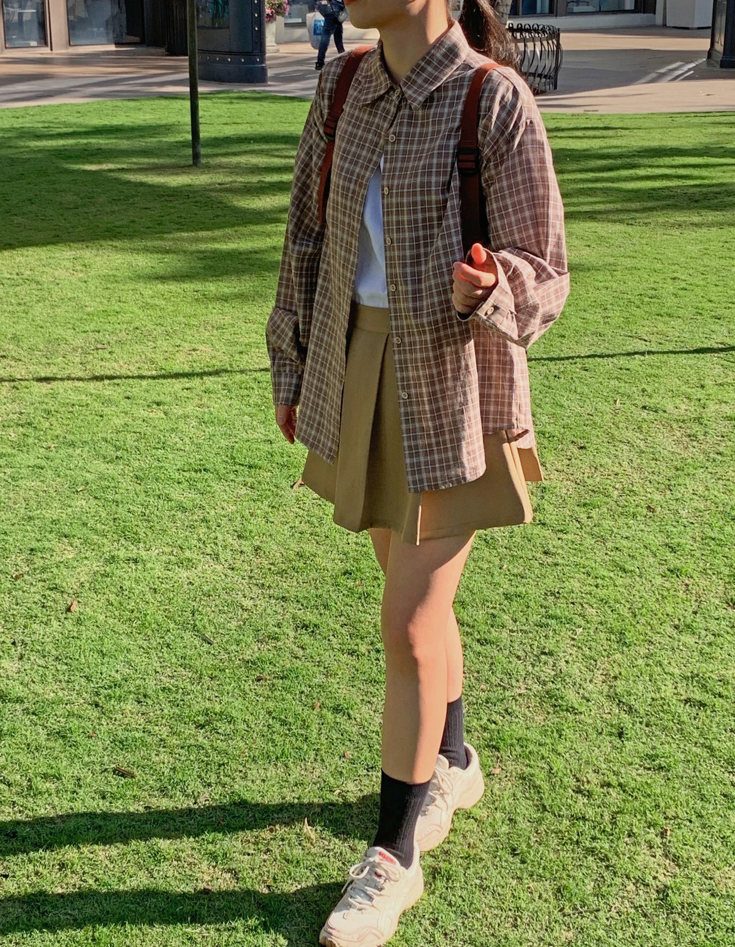 Oversized Check Shirt