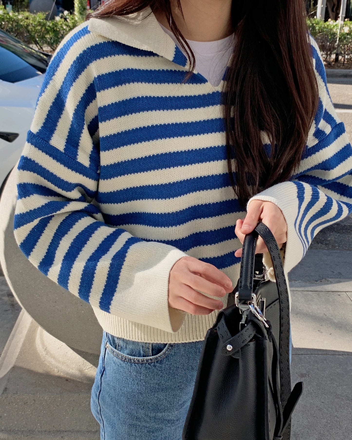 Striped Knit Top