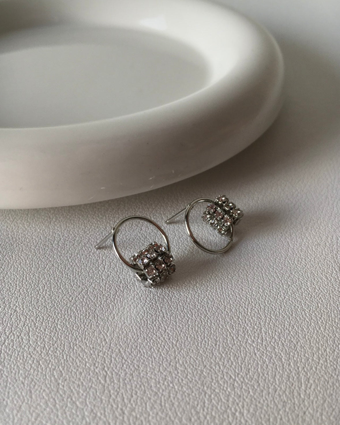 Cubic Roll Earrings