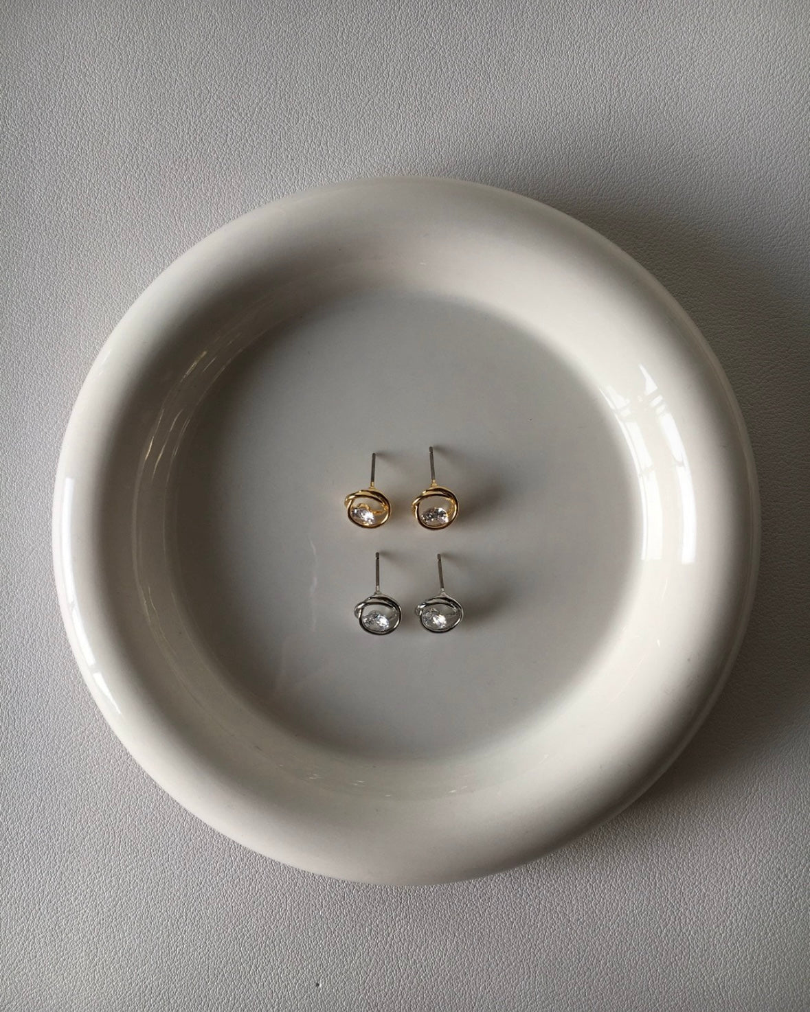 Infinite Circle Stud Earrings