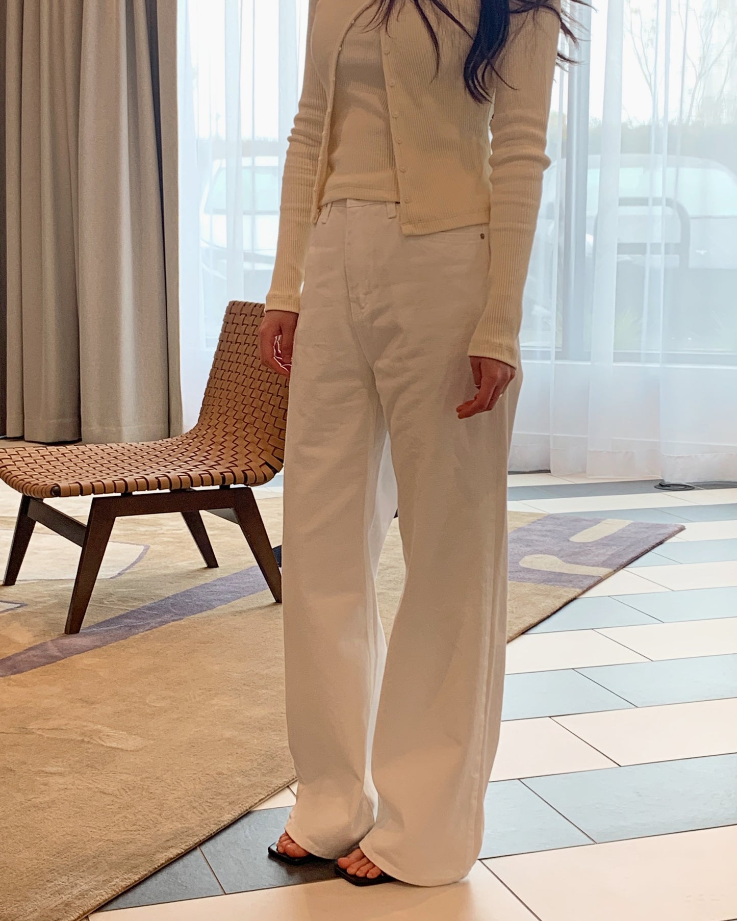 White Baggy Pants