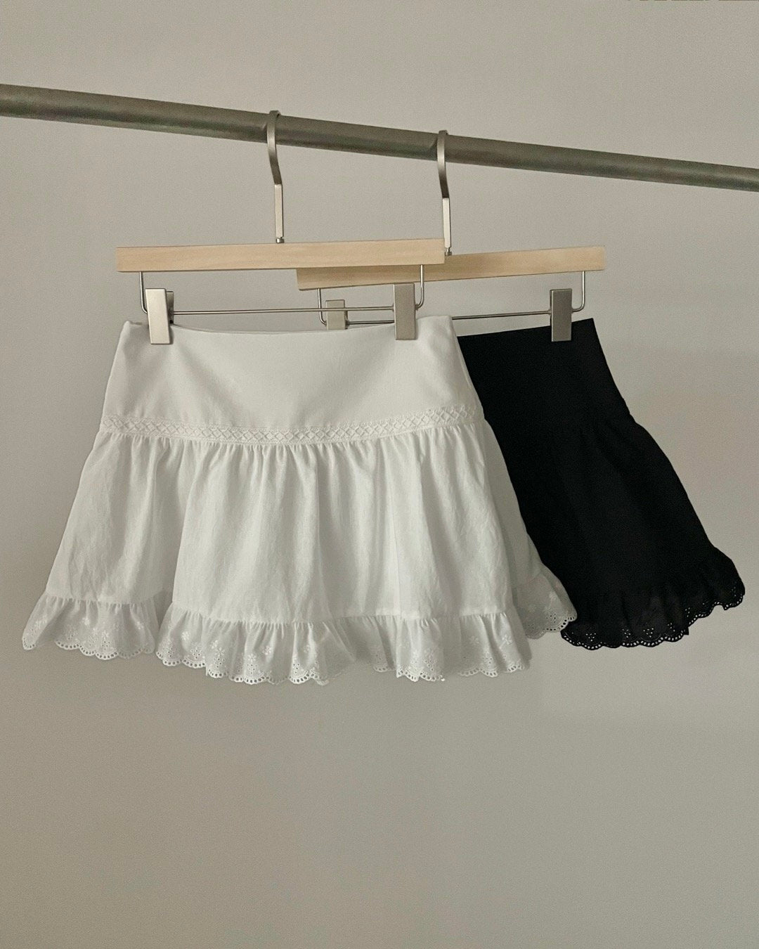 Lace Flare Mini Skort