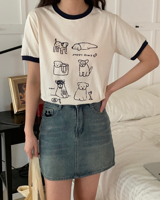 Puppy Diary T Shirt