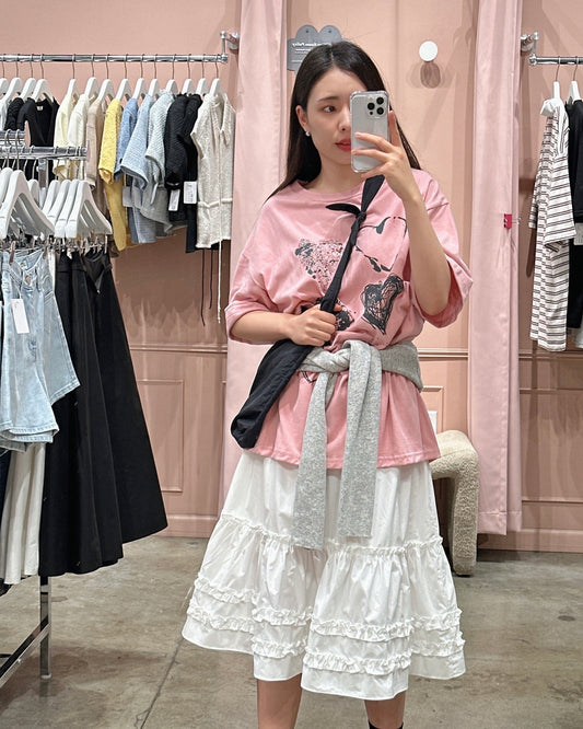Frill Line Skirt