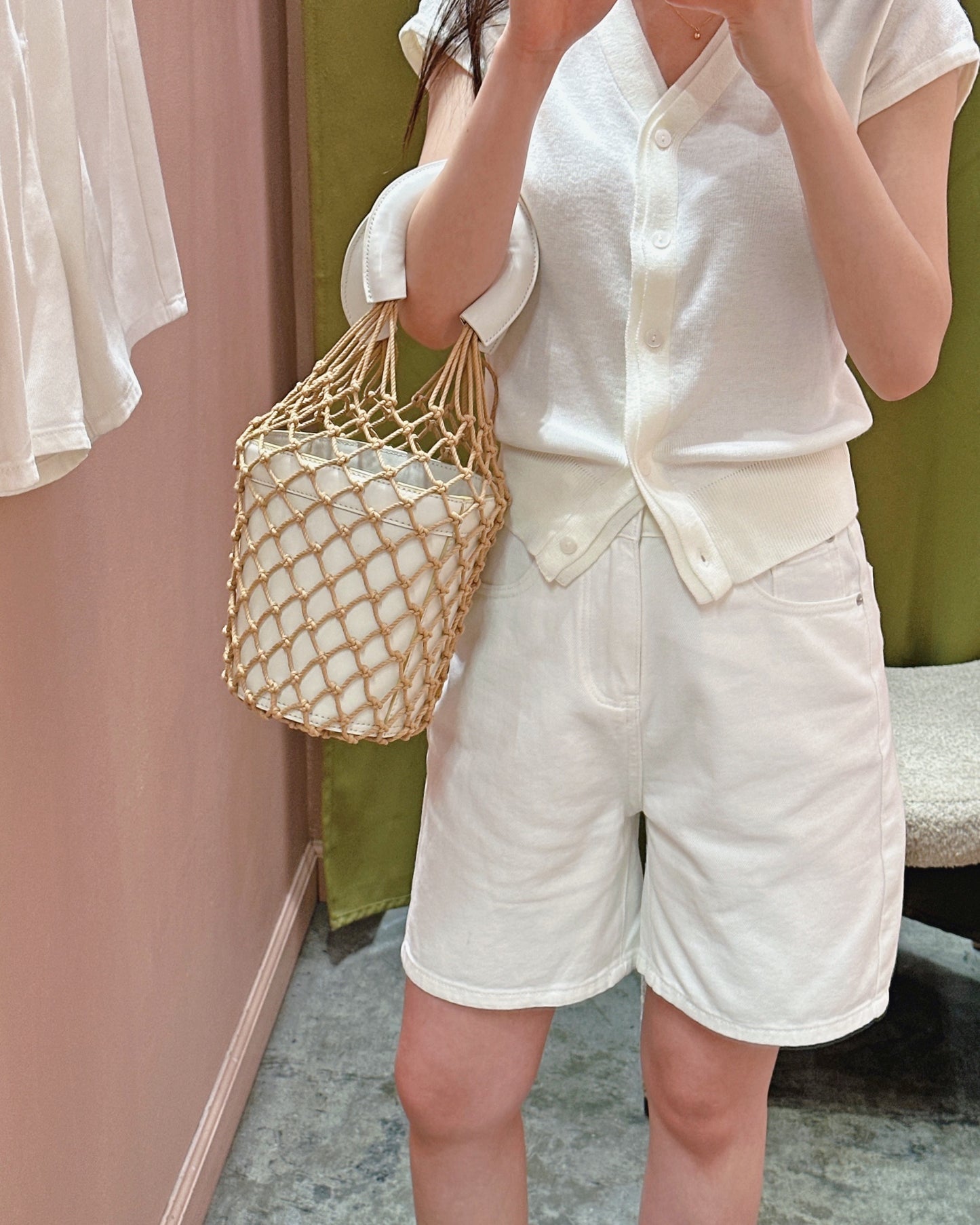 Summer White Shorts