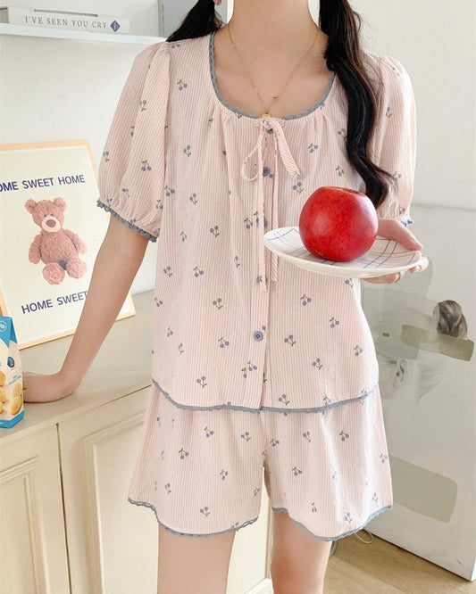 Cherry Blossom Pajama Set