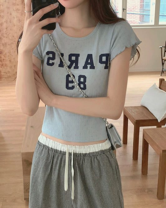 Paris 89 Pointelle Tee