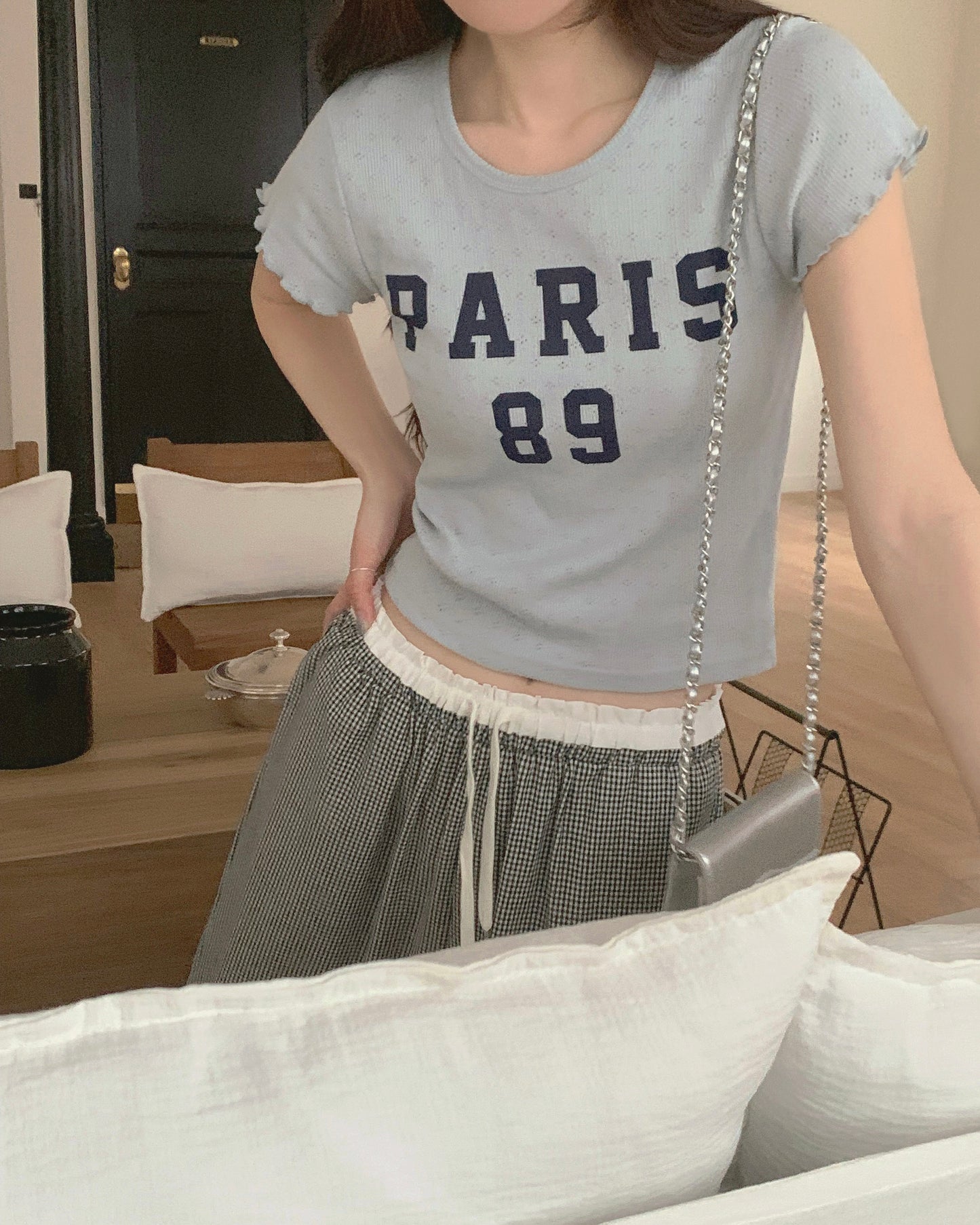 Paris 89 Pointelle Tee