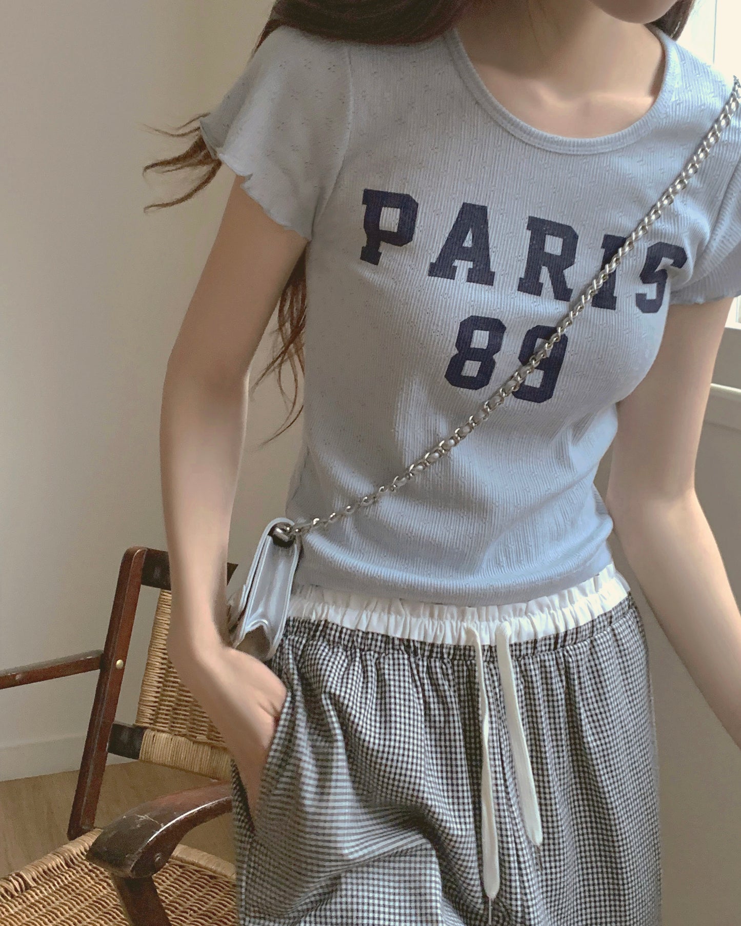 Paris 89 Pointelle Tee