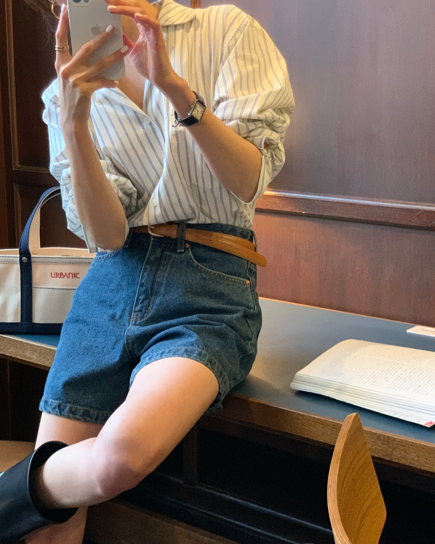 Classic Vintage Blue Shorts