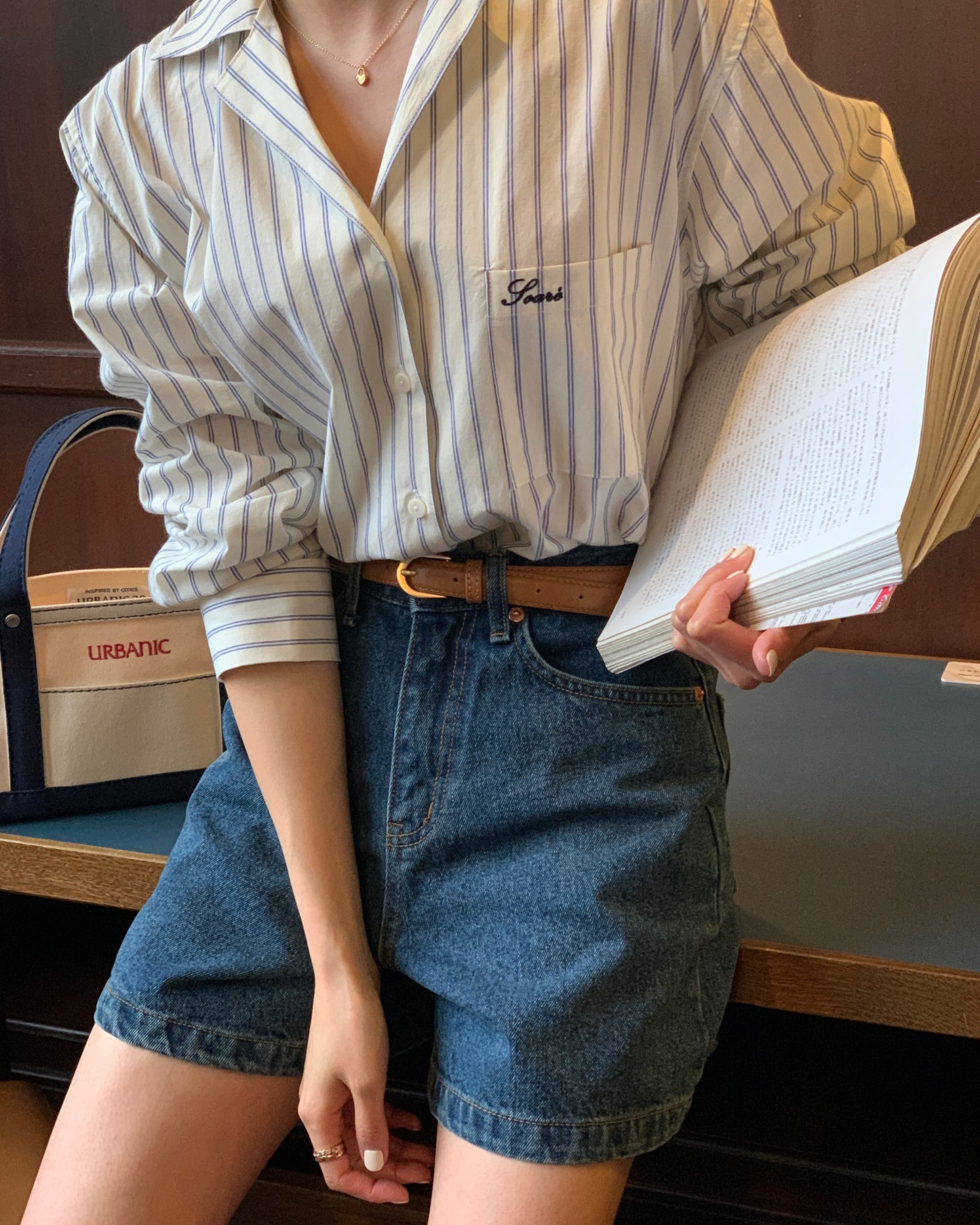 Classic Vintage Blue Shorts