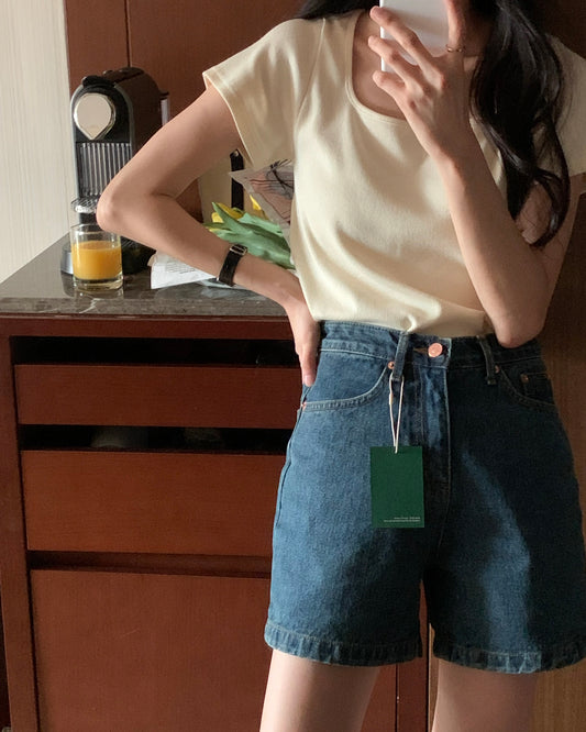 Classic Vintage Blue Shorts