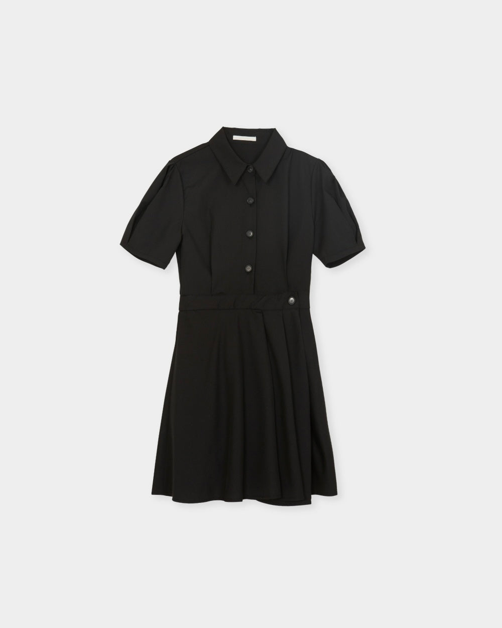 Puff Sleeve A-Line Dress