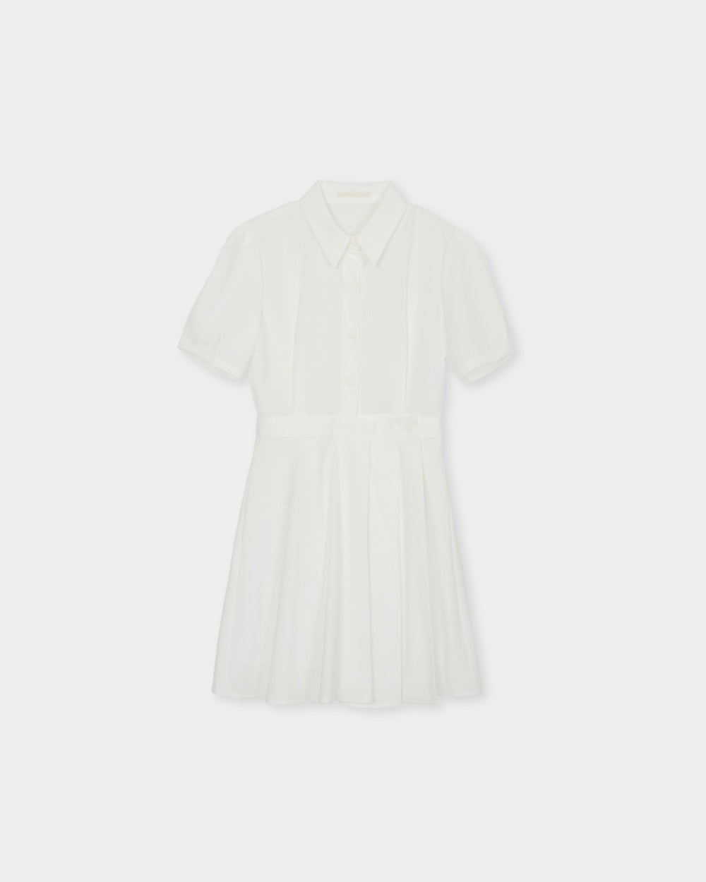 Puff Sleeve A-Line Dress