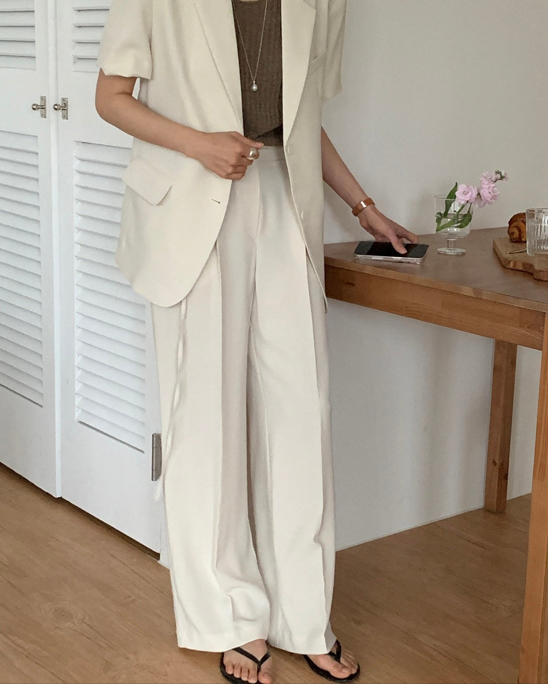 Belted Summer Trousers