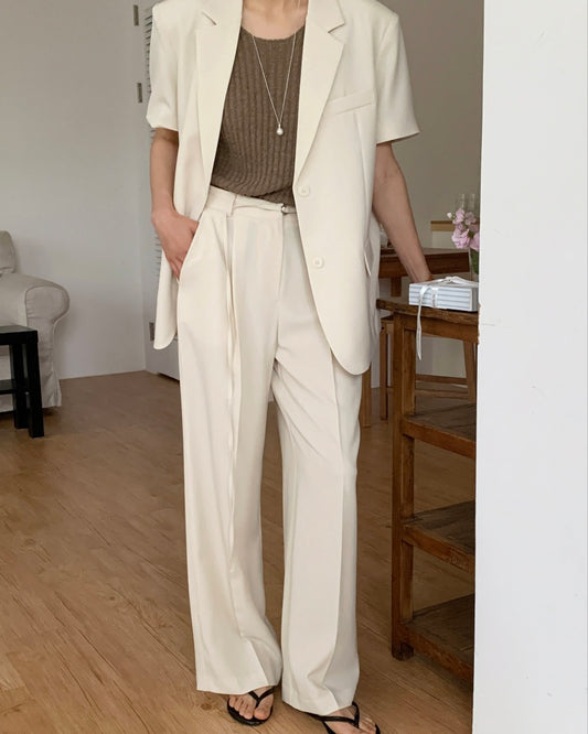 Belted Summer Trousers
