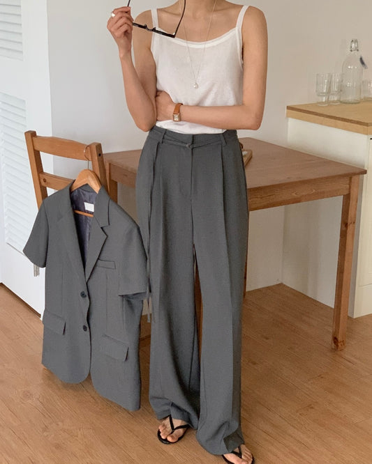 Belted Summer Trousers
