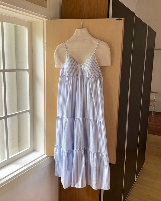 Striped Strap Pajama Dress