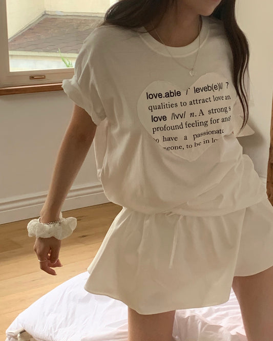 Loveable Heart Tee