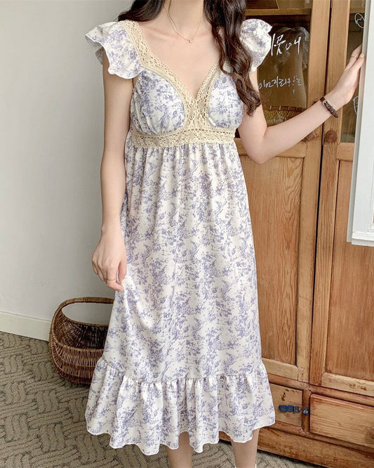 Angel Garden Pajama Dress