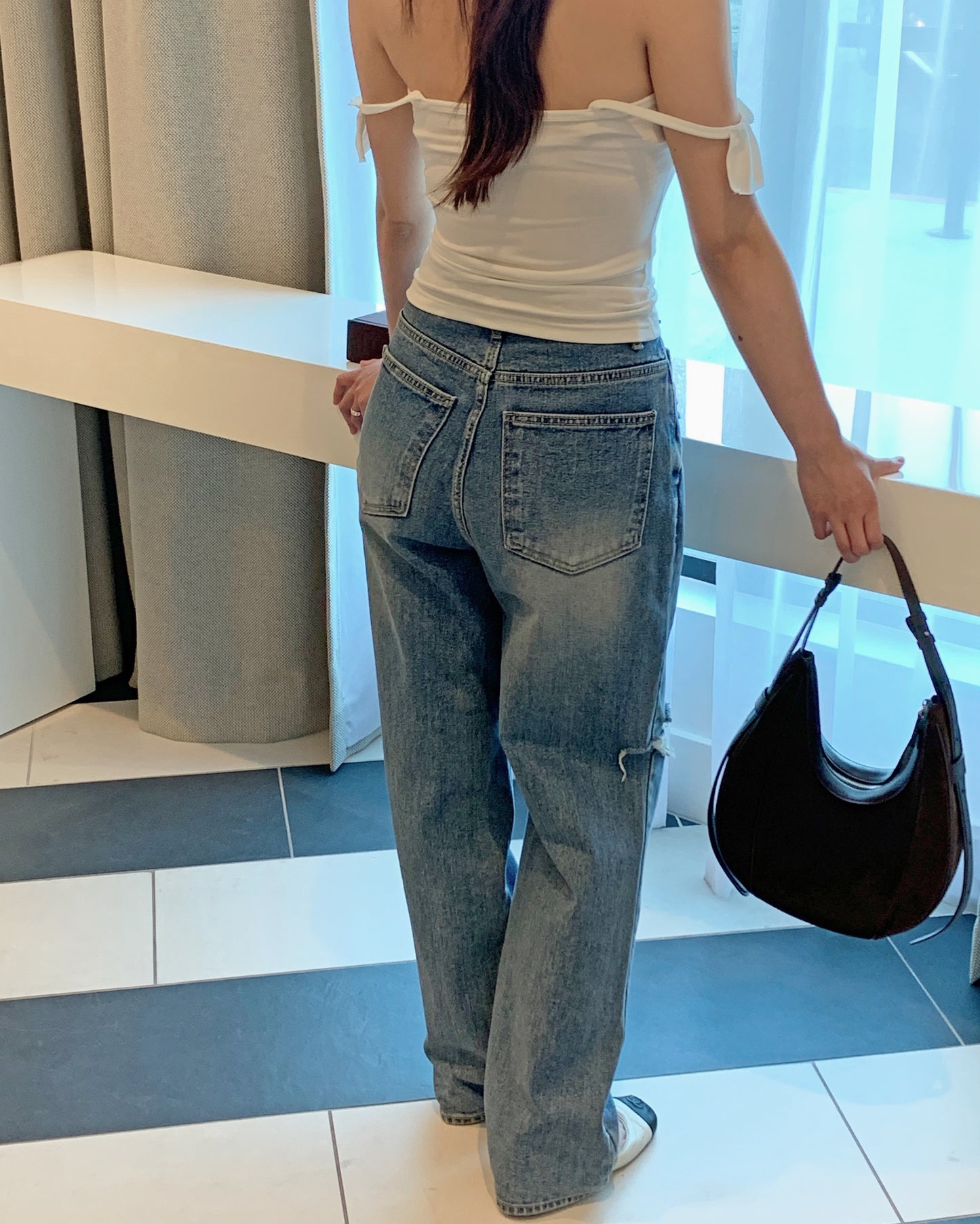 Vintage Torn Relaxed Jeans