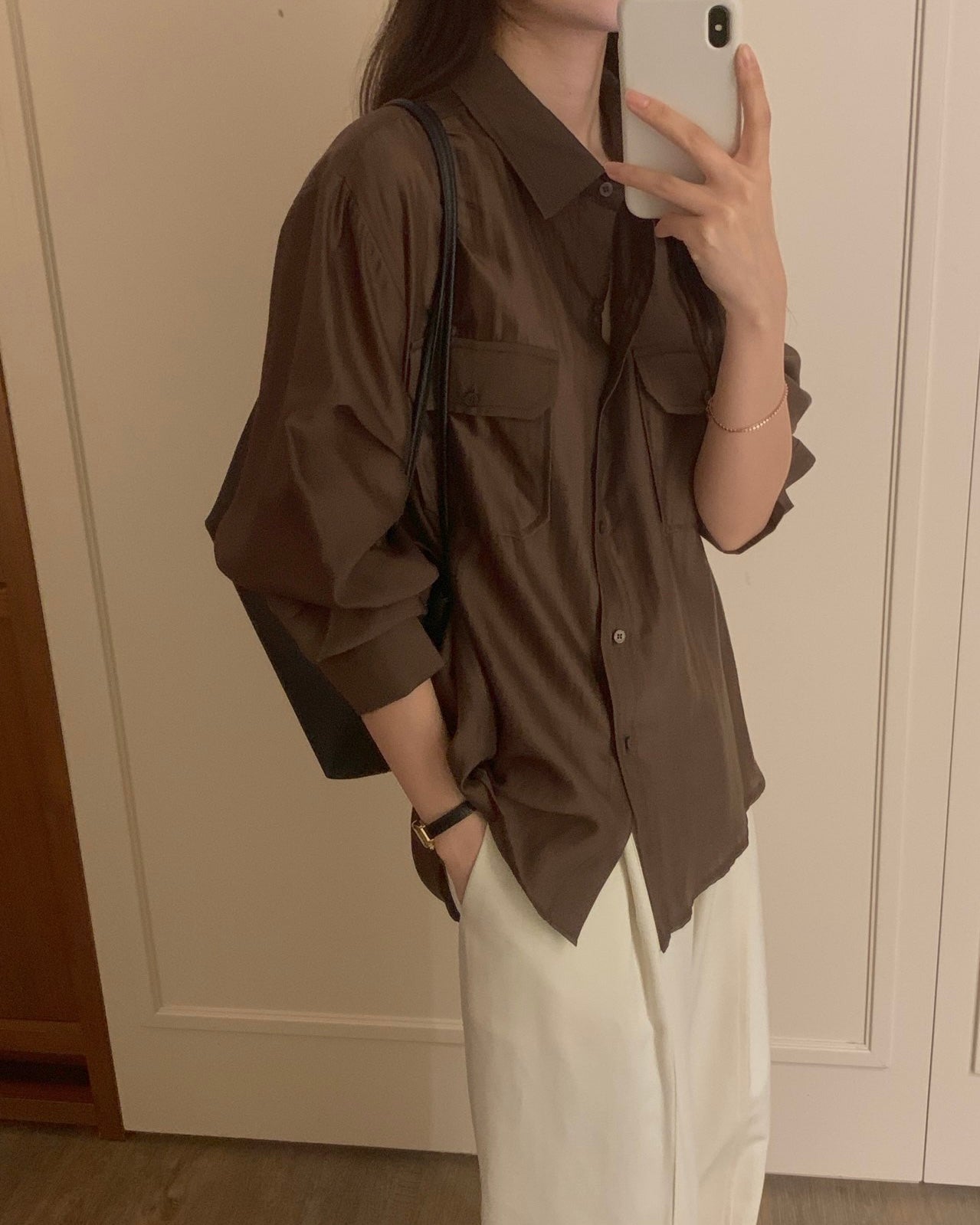 Sheer Double-Pocket Shirt