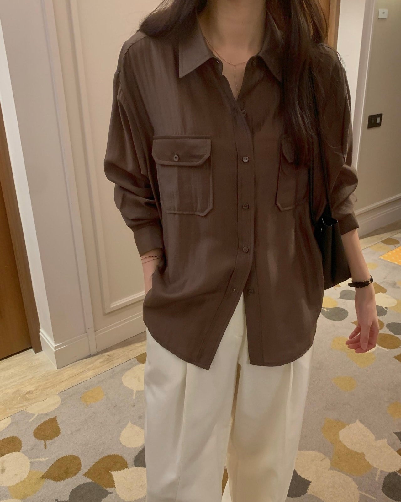 Sheer Double-Pocket Shirt