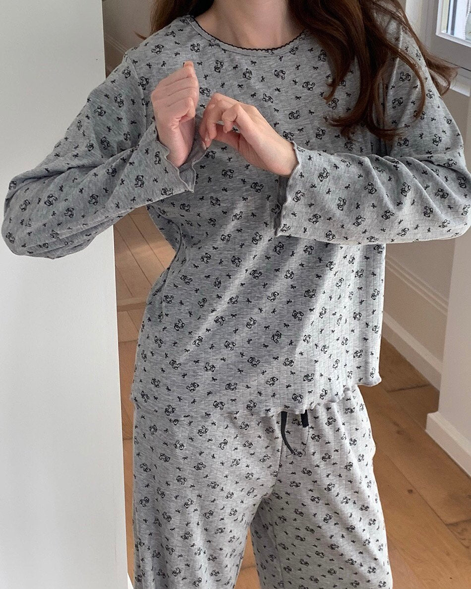 Teddy Cozy Pajama Set