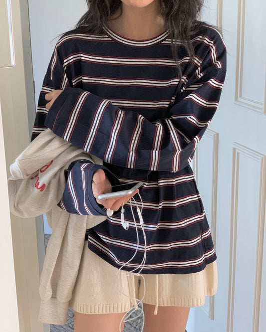 Lazy Morning Stripe Top