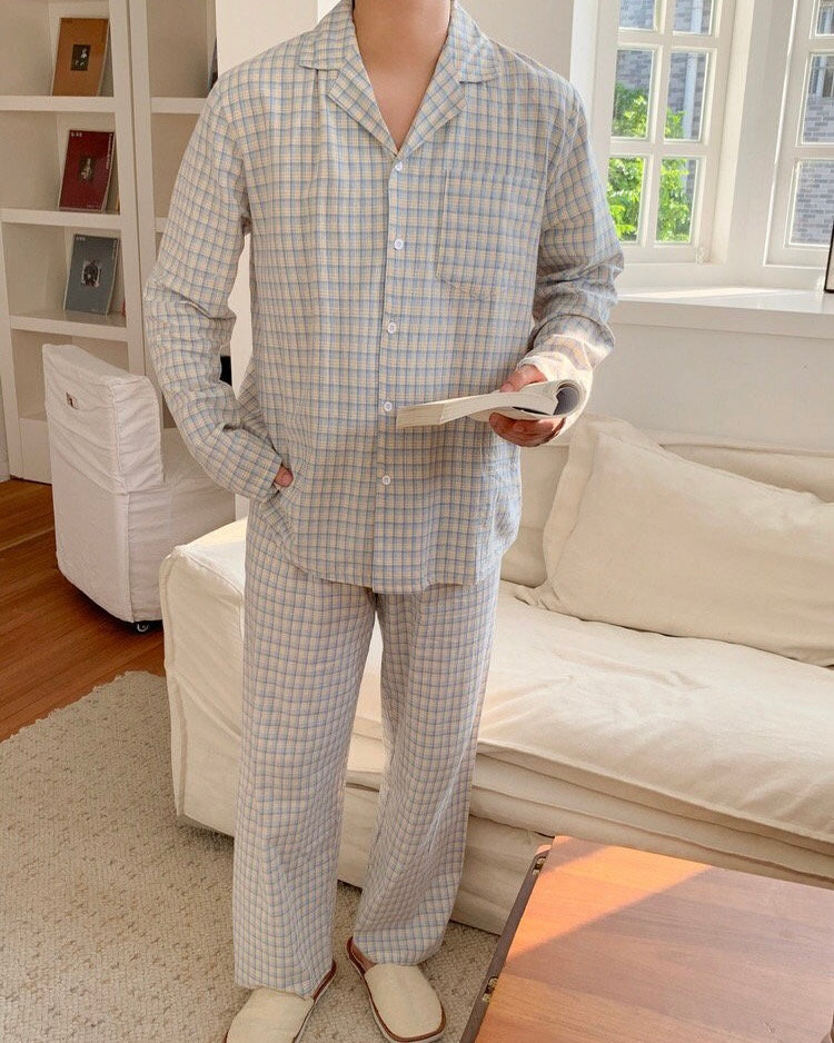Cozy Plaid Sleepwear Set