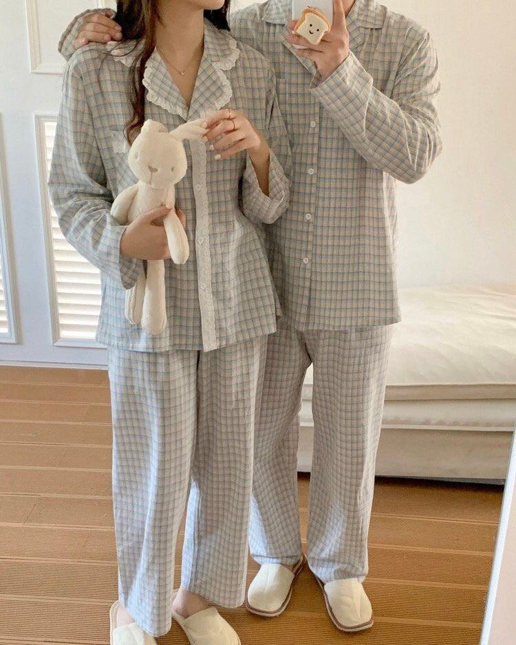 Cozy Plaid Sleepwear Set