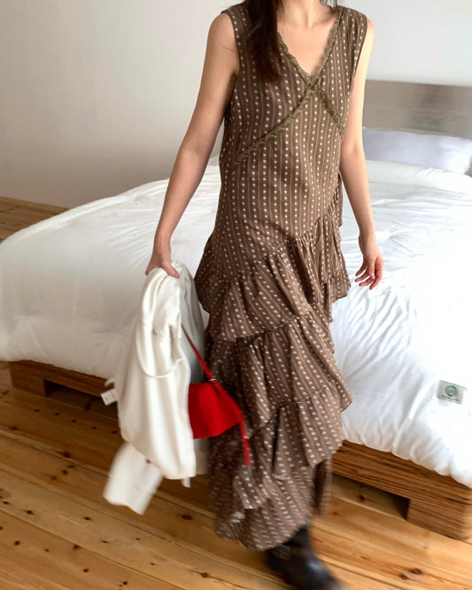 Cottagecore Ruffle Maxi