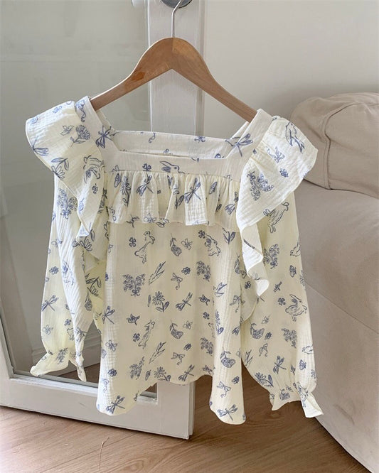 Floral & Fauna Pajama Set