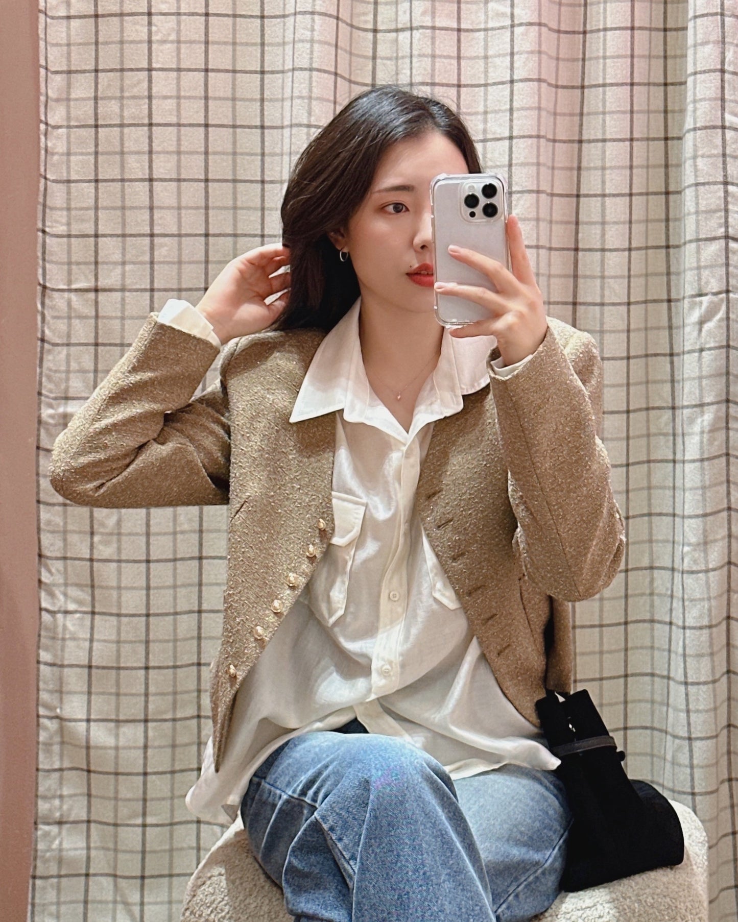 Luna Shimmer Tweed Jacket