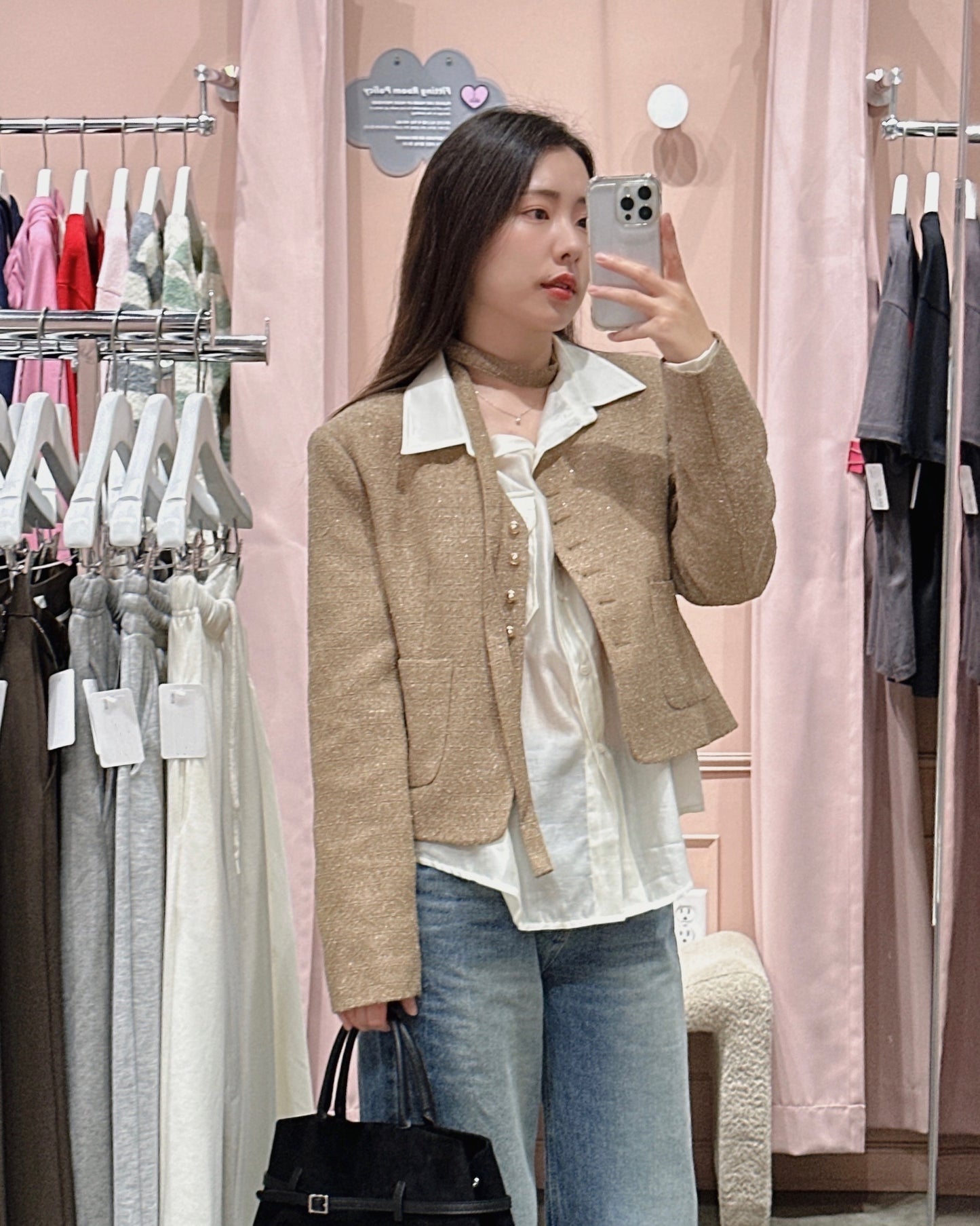 Luna Shimmer Tweed Jacket