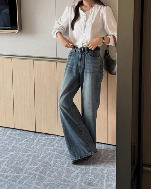 Flare Pocket Denim